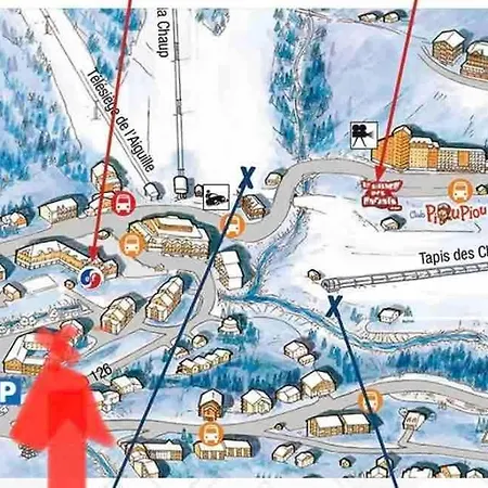 Lägenhet Beautiful Centre Foux D 'allos Allos